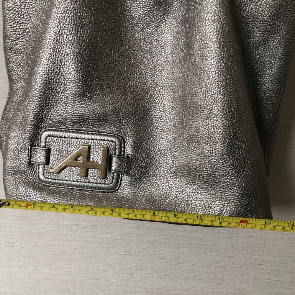 Anya Hindmarch Textured Silver Bucket Bag - Picture 9 of 15